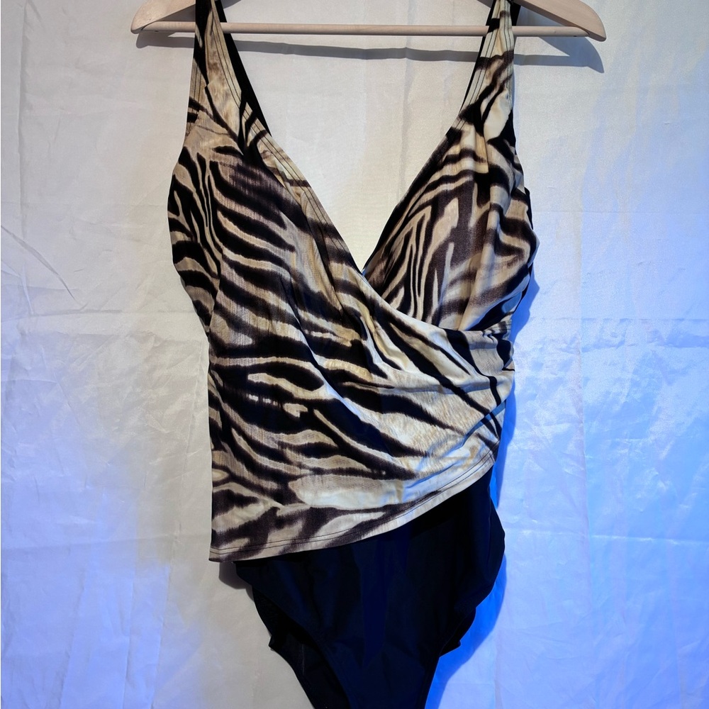 Zebra Print Women's One Piece Swimsuit